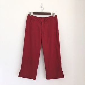 PATAGONIA Capri Pants, Red, 6